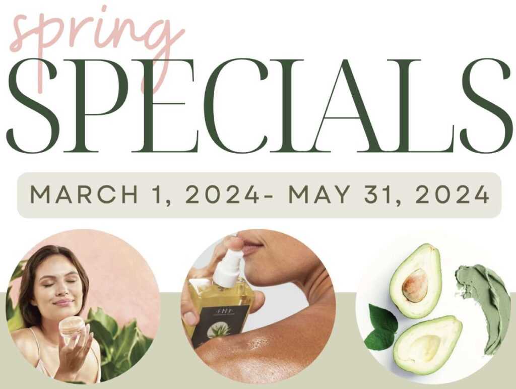 Heavenly Spa Spring Specials