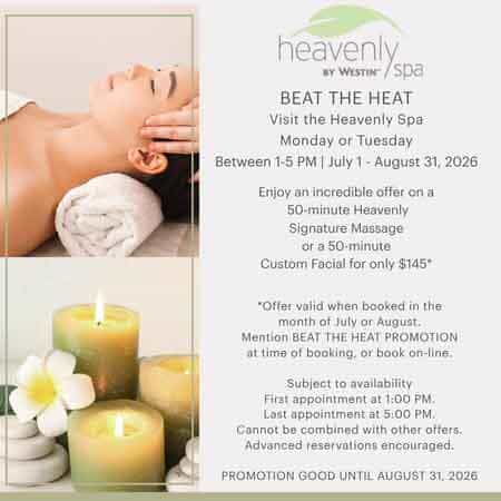 BEAT THE HEAT promo flyer